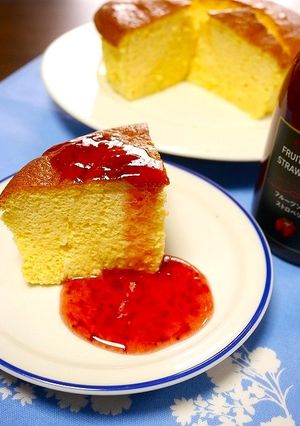 簡単！スフレチーズケーキ-レシピのメイン写真