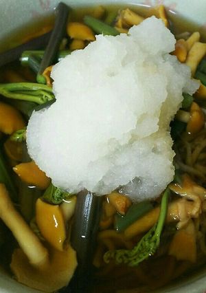 おろし山菜そば-レシピのメイン写真