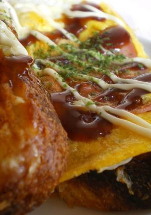 ◆お好み焼きなトースト◆-レシピのメイン写真