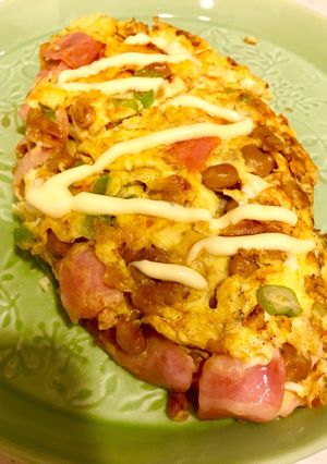 納豆のオムレツ-レシピのメイン写真