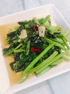 10分で作る!ほうれん草の 中華風炒め-レシピのメイン写真