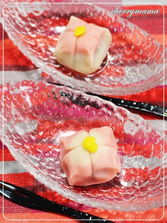 レンジで簡単和菓子★ねりきりのハナミズキ-レシピのメイン写真