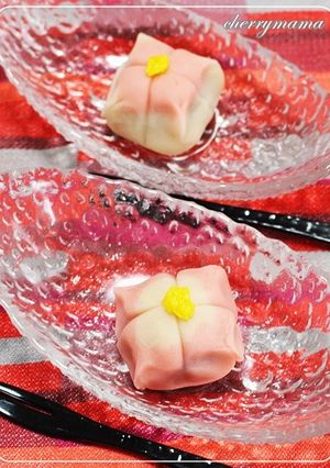 レンジで簡単和菓子★ねりきりのハナミズキ-レシピのメイン写真