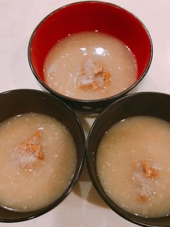 納豆とすりおろし蓮根の、トロトロ味噌汁!-レシピのメイン写真