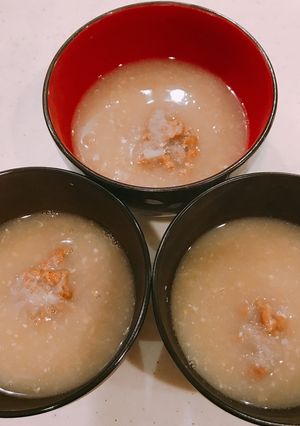 納豆とすりおろし蓮根の、トロトロ味噌汁！-レシピのメイン写真