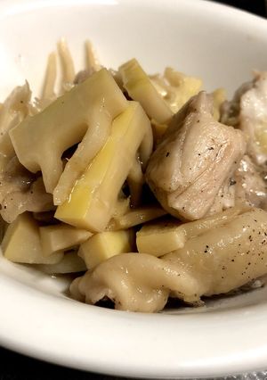やや中華風？鶏肉とたけのこの含め煮-レシピのメイン写真