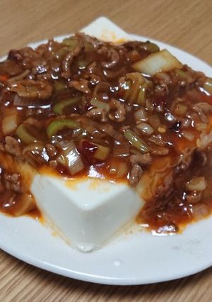 麻婆豆腐冷や奴-レシピのメイン写真