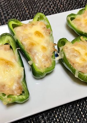 簡単！ツナチーズピーマン-レシピのメイン写真