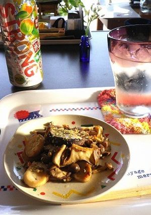 冷蔵庫の片づけできのこソテー-レシピのメイン写真
