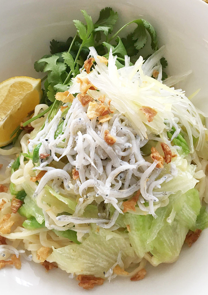 しらすとレタスのレモン和え麺-レシピのメイン写真