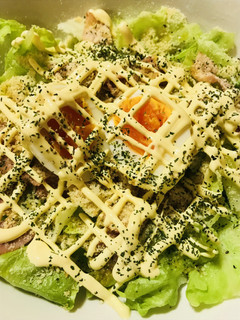 まぜてしあげる☆パン粉のシーザーサラダ風-レシピのメイン写真