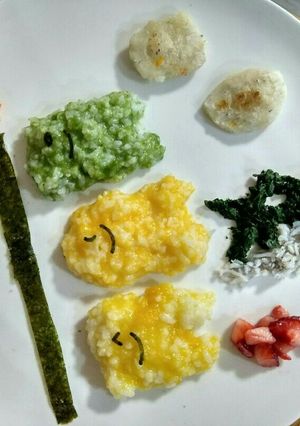 こいのぼりプレート♡離乳食後期完了期-レシピのメイン写真