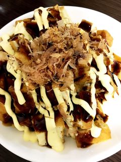 レンジで簡単!厚揚げでお好み焼き風♡-レシピのメイン写真