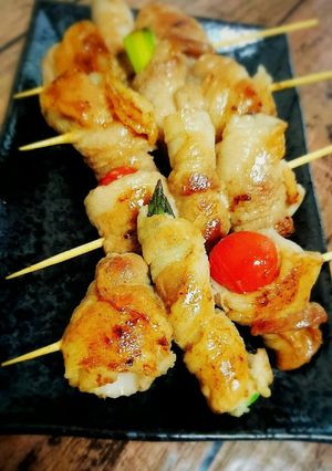 簡単！トマトとアスパラの豚バラ巻き-レシピのメイン写真