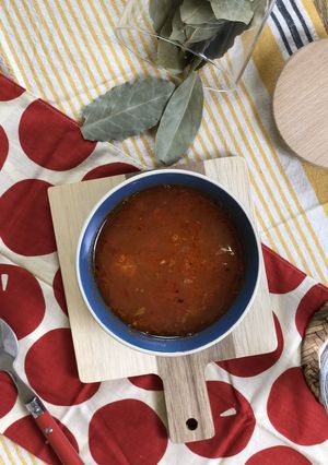 ダルスープ〜チャナダールとトマト缶で-レシピのメイン写真