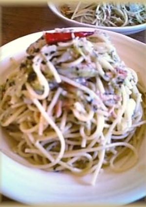ツナ入りバジル風味スパゲッティー-レシピのメイン写真