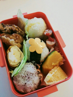 3色おにぎり弁当★女子高生弁当-レシピのメイン写真