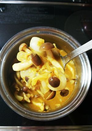 ルーなし！新玉ねぎとしめじとツナのカレー-レシピのメイン写真