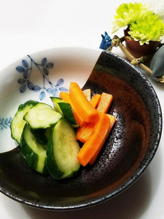 簡単♪野菜の浅漬け-レシピのメイン写真