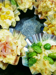 ぷちおかず(5分)♥はんぺんの彩りカップ-レシピのメイン写真