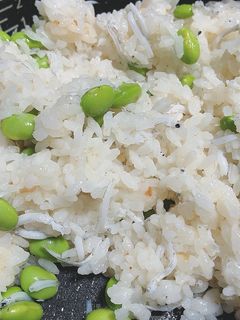 梅しらすと枝豆の混ぜご飯-レシピのメイン写真