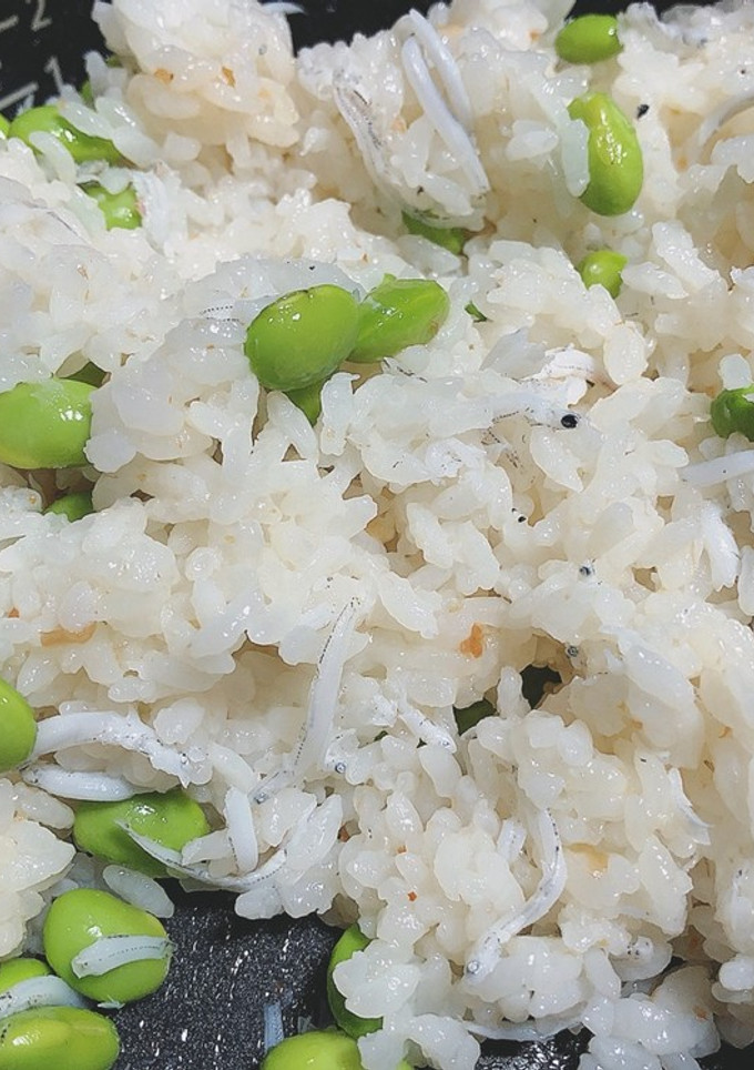 梅しらすと枝豆の混ぜご飯-レシピのメイン写真
