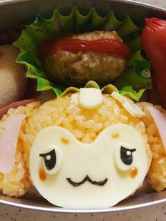 キャラ弁☆ガラピコぷ~チョロミー-レシピのメイン写真