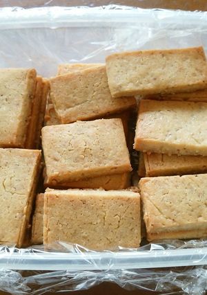 簡単! 大豆粉 (塩)セサミクッキー-レシピのメイン写真
