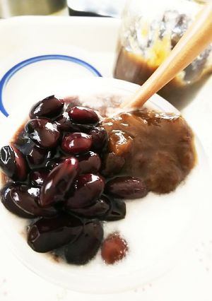 小豆とジャムのヨーグルト-レシピのメイン写真