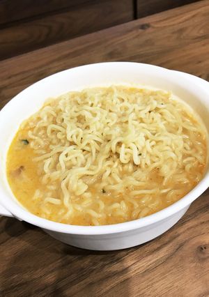 豆乳入り！辛ラーメン-レシピのメイン写真