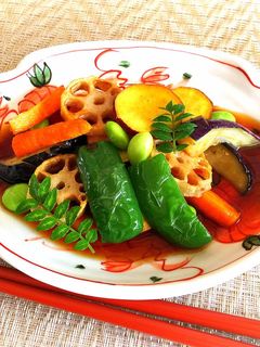 色どり野菜の素揚げ♪-レシピのメイン写真