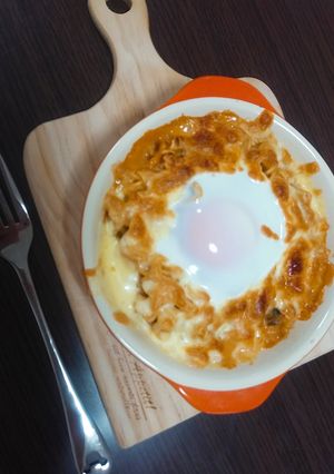 これはっ旨辛!辛ラーメングラタン-レシピのメイン写真