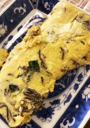 もずくと三つ葉の卵焼き-レシピのメイン写真