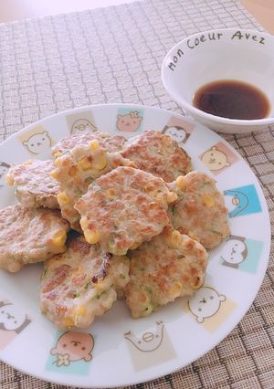 豚ひき肉とコーンの♬プチねぎ焼き風-レシピのメイン写真