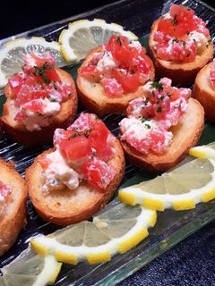 トマトとクリームチーズのカナッペ-レシピのメイン写真