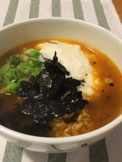 長いもとろとろ辛ラーメン-レシピのメイン写真
