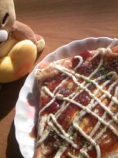 フライパンで簡単お好み焼き風トースト♪-レシピのメイン写真