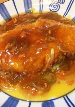 野菜たっぷり！和風あんかけオムレツ＊-レシピのメイン写真