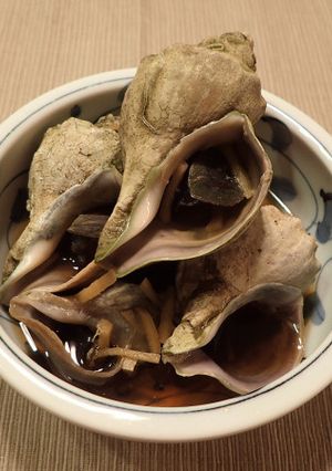 ヒメエゾボラ（青ツブ）の煮付け-レシピのメイン写真