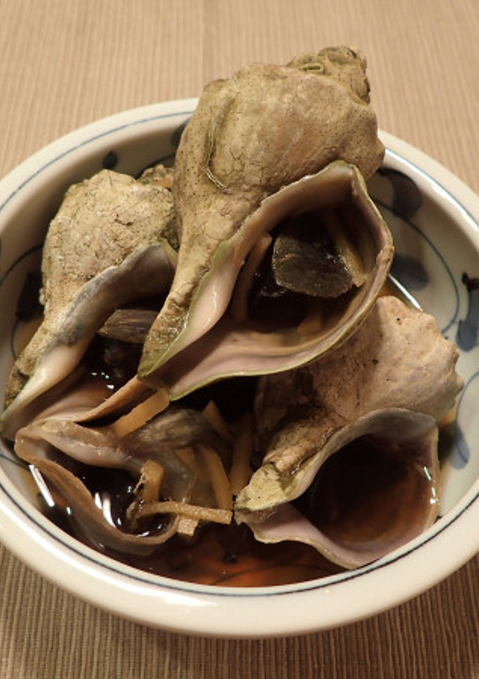 ヒメエゾボラ（青ツブ）の煮付け-レシピのメイン写真