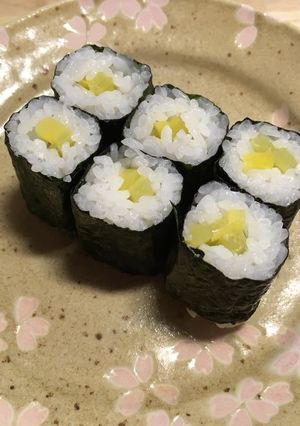 こだわり細巻き寿司(たくあん)-レシピのメイン写真