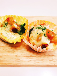 カレーの残りで☆ブロッコリーのチーズ焼き-レシピのメイン写真