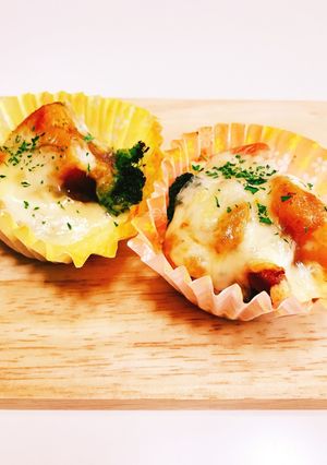 カレーの残りで☆ブロッコリーのチーズ焼き-レシピのメイン写真
