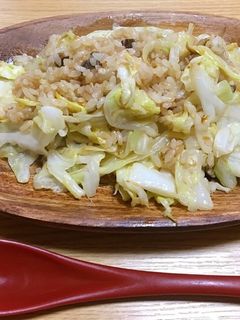 春キャベツのチャーハン!-レシピのメイン写真
