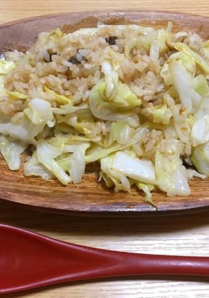 春キャベツのチャーハン！-レシピのメイン写真