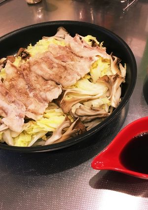 胡麻油で豚バラ温野菜-レシピのメイン写真