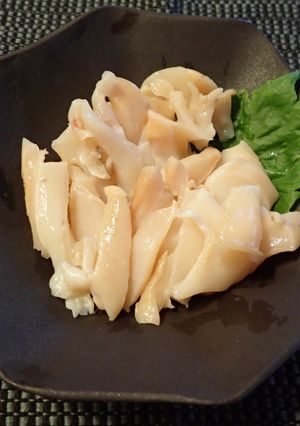 オオエッチュウバイ（マツブ）の刺身-レシピのメイン写真