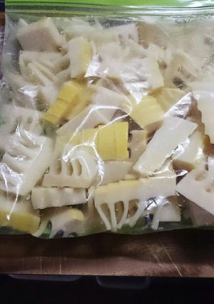 冷凍なのにシャキシャキ！筍の冷凍保存方法-レシピのメイン写真