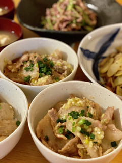 ねぎ塩豚丼-レシピのメイン写真