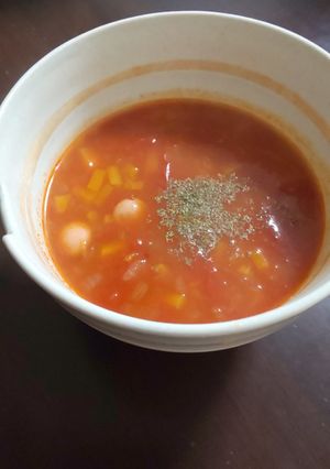 圧力鍋！お豆さんミネストローネin生姜。-レシピのメイン写真